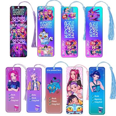 Kpop Demon Hunters Huntrix Cartoon Bookmarks  Anime Cute Sta