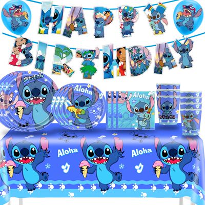 Lilo Stitch Party Supplies Include Paper Cup Plate Balloon B
