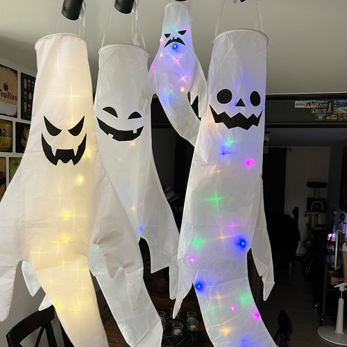 Large Size LED Halloween Ghost Decor Light for Party Garden,
