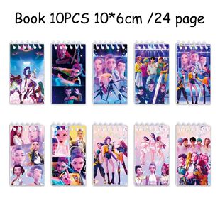 10PCS Huntrix Zoey Bin Notebook Mira Hunters Demon Kpop Rumi