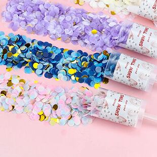 Cylinder Anniversary Colorful Bridal Shower Party Decortion