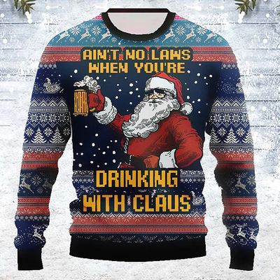 Christmas Tree Printed Sweater 3D All Over Printed Men Pullo