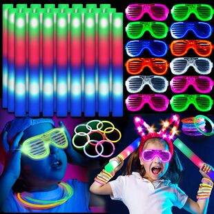 Sticks Light Bracelets Foam Neon Glow Glasses Led