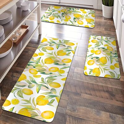 Lemon Tree Non-slip Floor Mat Laundry Room Bathroom Bedroom