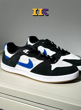 Nike SB Alleyoop 黑白红白色 男子低帮防滑耐磨板鞋CJ0882-102