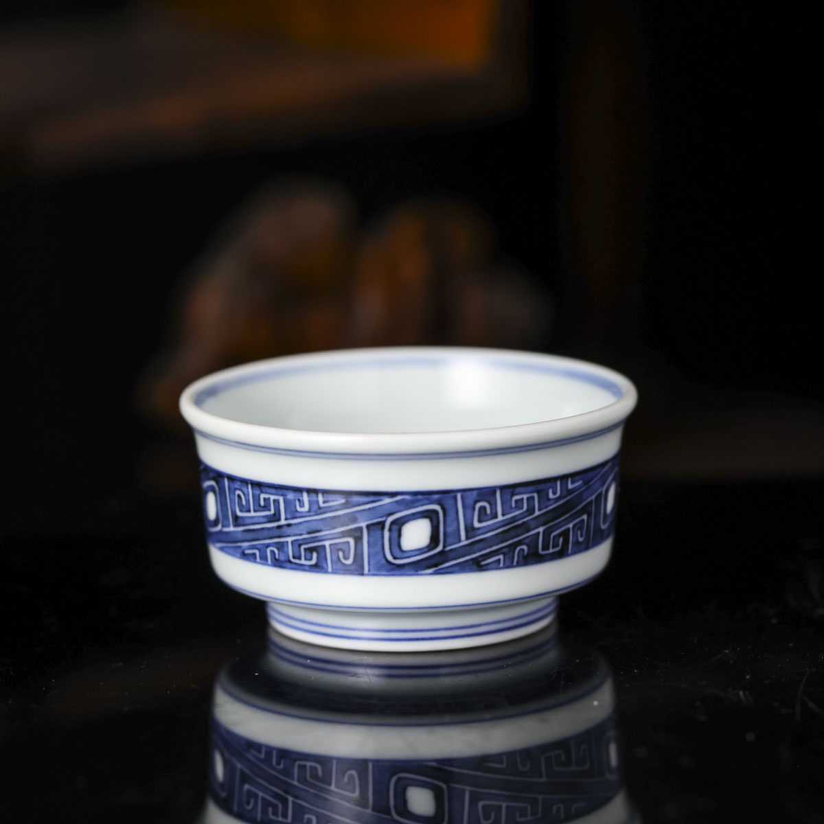 春风祥玉-龙飞蛇舞直口杯