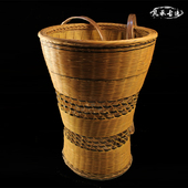 凡承古逸贵州省优质民间手工婴儿小孩竹编背篓怀旧记忆竹篓收纳筐