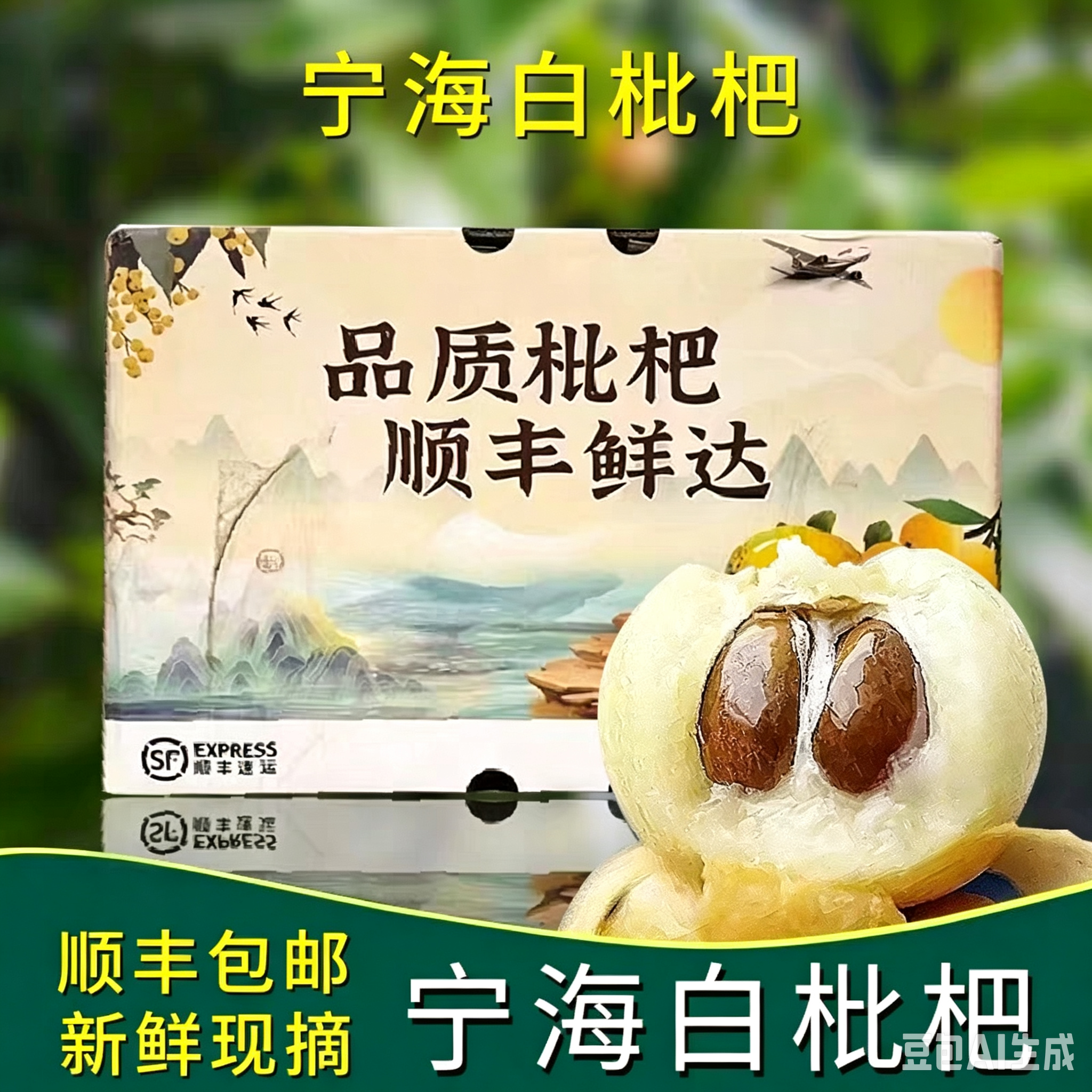 大棚种植尝鲜正宗宁海白枇杷当季新鲜水果白沙白玉大果琵琶礼盒装