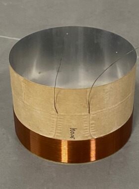 低音音圈 圆铜线  内径100.25mm芯白铝ASV低音圈 喇叭维修配件