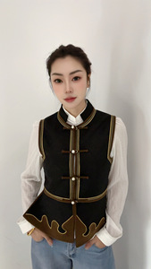 蒙古族马甲女款新款民族风服装