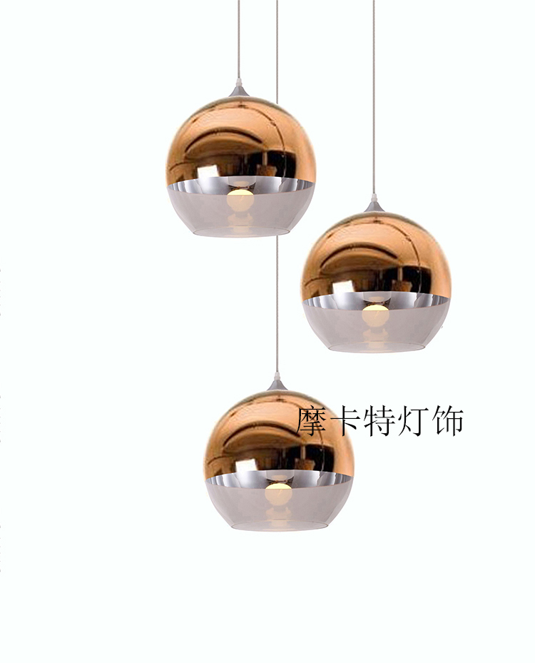 现代太空电镀半镀玻璃圆盘圆球