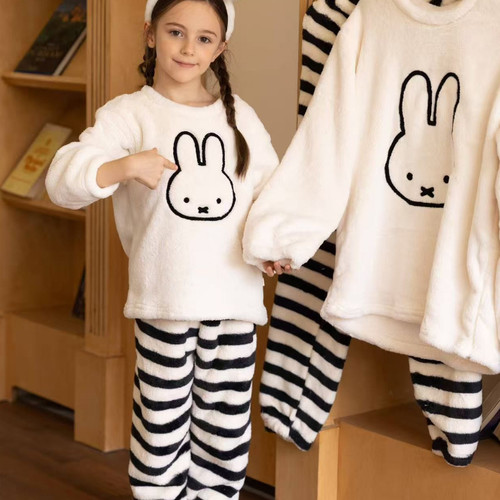 【蛋卷妈】亲子装 | 超软毛茸茸卡通睡衣25478