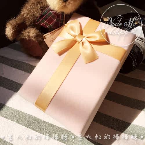 墨大叔手工大棒棒糖定制送女友空丝绒伴手礼礼盒含拉菲草代写贺卡