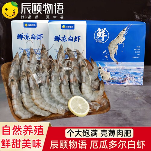 辰颐物语厄瓜多尔南美白虾大对虾