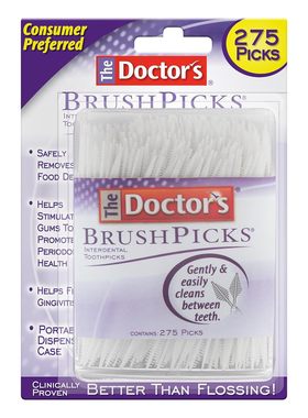 满3件包邮 医生牌Doctor's Brush Picks 牙签刷牙签棒 275支