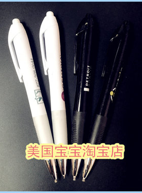 比克美国bic直杆收缩广告签字笔