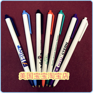 美国BIC比克签字笔 圆珠笔Penbeat 黑、蓝色 1.0mm 带广告LOGO