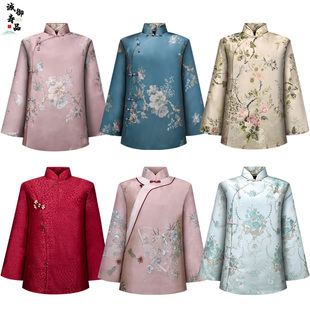 女士寿衣寿服全套七件套偏襟款送老衣服逝世寿终老人冲喜殡葬用品