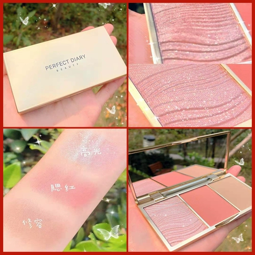 Хайлайтер для контуринга, румяна, трехмерные осветляющие тени для лица, «три в одном»