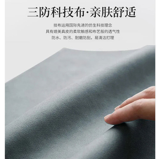 床头软包2022新款 实木床头板单独靠背板落地科技布超纤皮床头单买