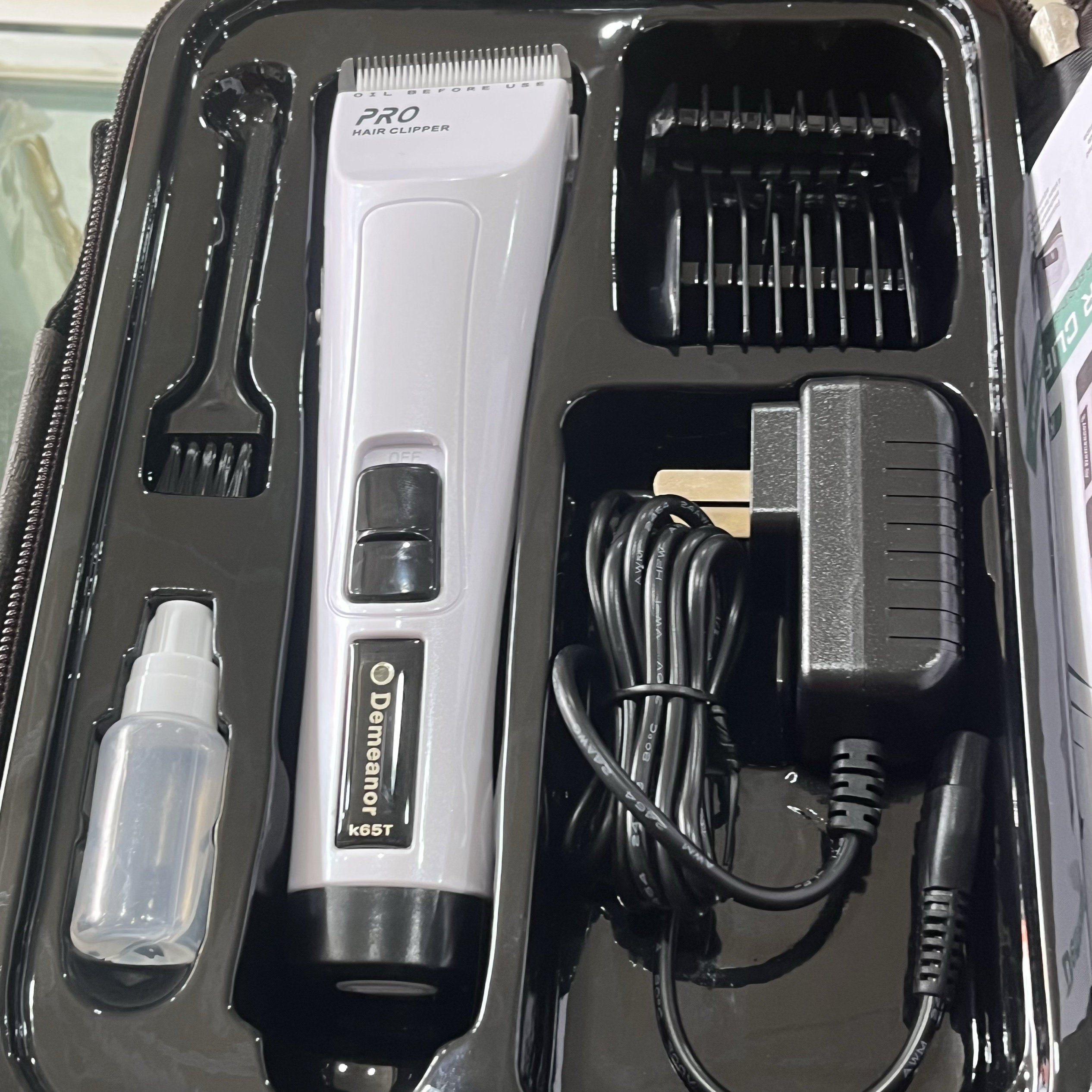 正品Demeanor风度K65T推剪发型师专用超长待机充电原装刀头