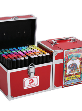 mobee绘画礼盒宝宝水彩马克笔儿童幼儿小学春节新年画笔套装礼物