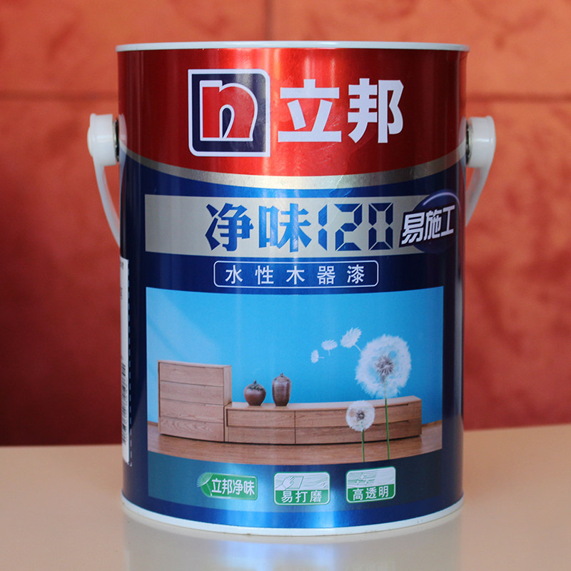 立邦净味120水性木器漆抗划耐磨耐黄变高遮盖家具翻新改色漆哑光