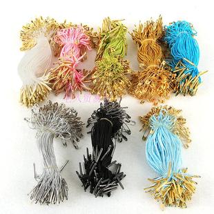 铁质吊粒吊绳别针吊牌绳吊牌挂绳高档衣服吊牌绳子标签绳