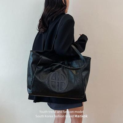 Mankok复古大容量单肩包