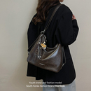 Mankok双肩包包女2025新款 大容量高级质感通勤百搭多功能单肩背包