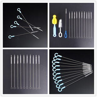 宝宝吸管杯刷加粗加长吸管清洗细长清洁刷子 吸管刷婴儿奶瓶刷套装