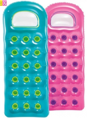 全新正品INTEX-59895成人浮床 18孔时尚浮排 水排 睡垫水上充气床