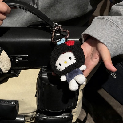 日本kitty猫小丸子头套挂件