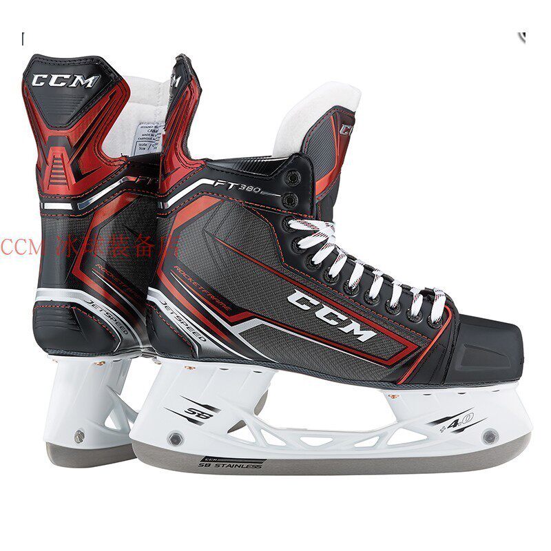 进口新款CCM380冰刀鞋滑冰鞋冰球鞋青少年成人冰球装备冰球护具|ruв категории движение/йога/фитнес/фанаты товаров, хоккей/Конькобежный спорт/спорт на льду, коньки - от Buy2taobao.com для оказания профессиональной услуги покупки агента Taobao