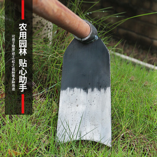 宽锄头锰钢除草挖地锄大地种菜培土作垄长柄防脱落户外园林农具锄