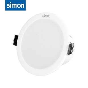 西蒙照明led筒灯3寸4W桶灯开孔7.5到8.5公分嵌入式 6W洞灯