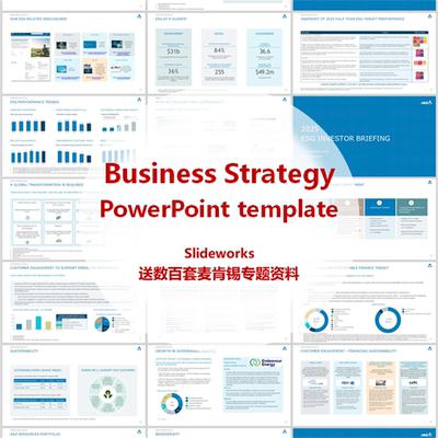 MBB麦肯锡McKinsey咨询PPT模板