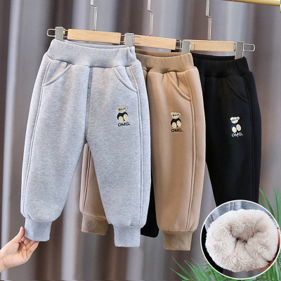 童裤长裤加绒保暖裤一体加厚保暖
