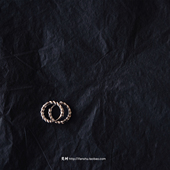 时髦麻花圈耳环 梵树For 耳扣 s925纯银 经典 handmade 循环