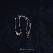 梵树For 皎洁白蝶贝锁骨链 s925纯银 handmade 月上邮差