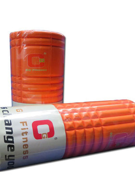 GO Fitness 去健身 扳机点 空心 泡沫轴 瑜伽柱 新款 橙色 按摩轴