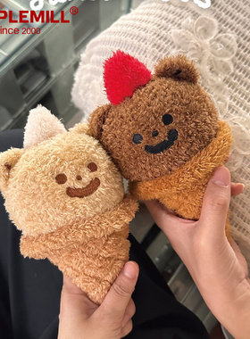 朴坊TUNEE GOODS冰淇淋小熊毛绒背包包挂件可爱玩偶玩具公仔礼物