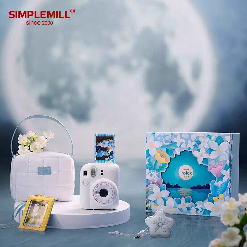 朴坊富士拍立得mini12花与她礼盒一次成像mini相机相纸男女送礼物