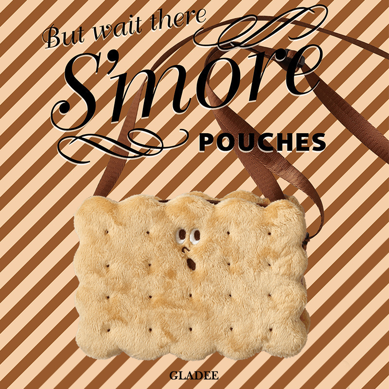 gladeesmore毛绒少女风单肩包