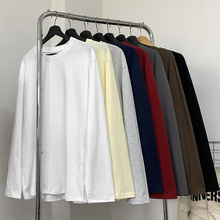 凡客诚品（vancl）官方店260g纯棉男士长袖T恤休闲圆领男士长袖