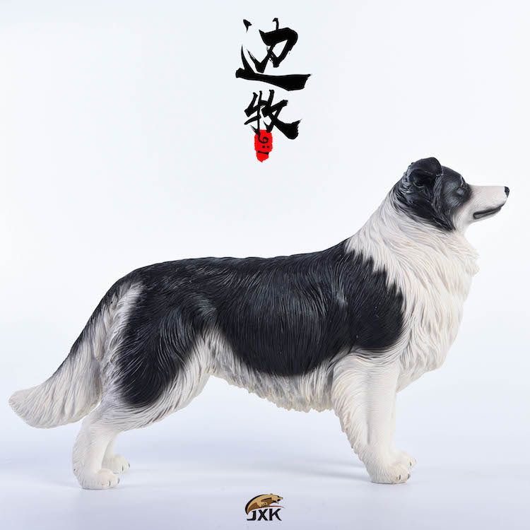 边境牧羊犬摆件治愈系树脂