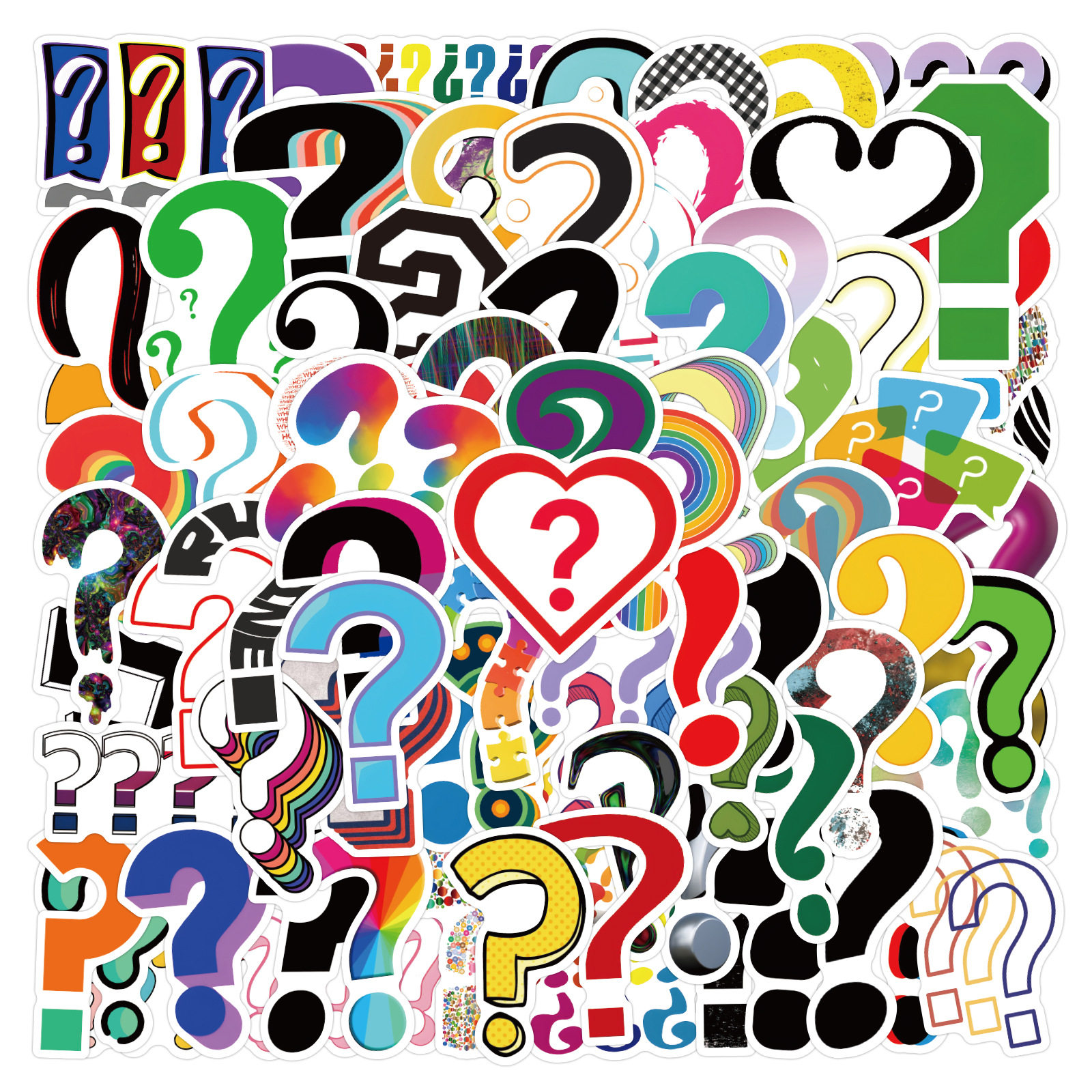 120张新款question mark卡通涂鸦贴纸装饰滑板水杯贴纸,文具电教/文化用品/商务用品,贴纸/立体贴纸,淘宝优惠券,粉丝福利购,淘宝优惠卷