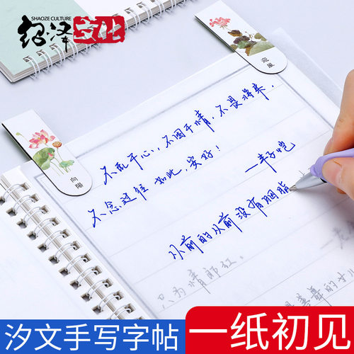 手写体成人行草草书清新字帖