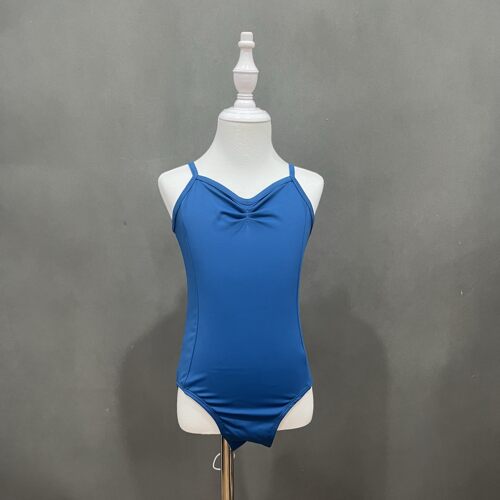 儿童舞蹈服女童夏季灰色纯棉