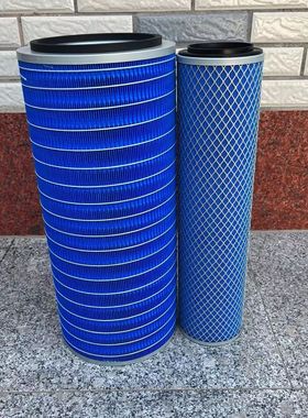 K2351空气滤芯适配福田雷沃谷神GE25 GE6O收割机装载机滤清器双芯